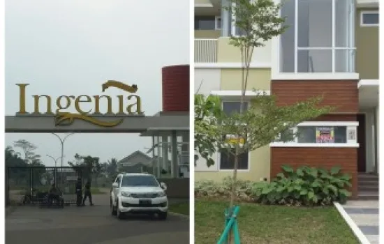 Kawasan Eminent Cluster INGENIA ,BSD . Blok A1 (depan)