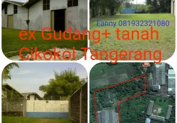 ex Gudang dan Tanah di Cikokol, Tangerang