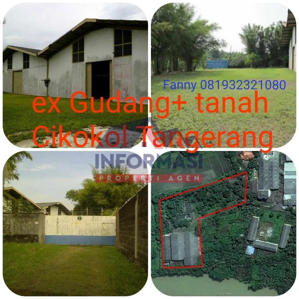 ex Gudang dan Tanah di Cikokol, Tangerang