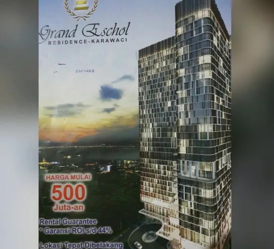 Investasi menarik GRAND ESCHOL Residence Karawaci (belakang