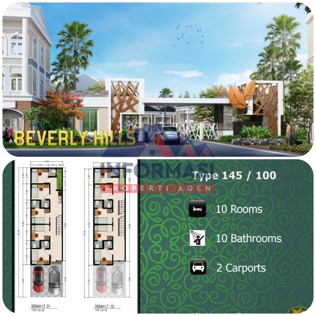 RUMAH KOST BEVERLY HILLS JABABEKA CIKARANG