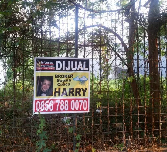 KAVLING BAGUS INTERKON JALAN 4MBL UK 600M2 BY HARRY