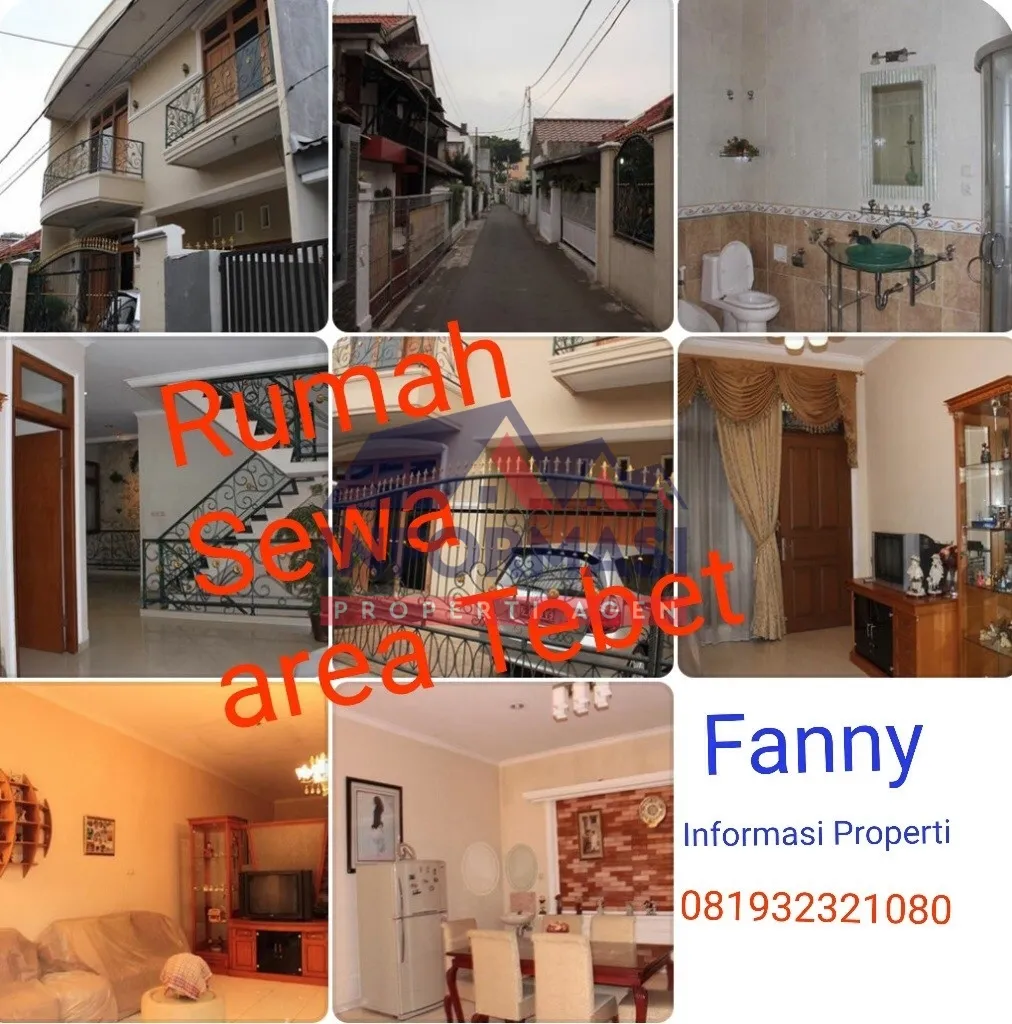 rumah 2lt sewa di Tebet barat dalam, jaksel