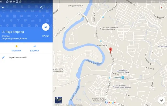 DIJUAL Tanah  SHM  di Jln. Raya SERPONG