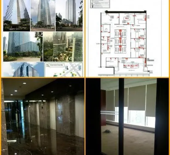 DISEWAKAN OFFICE SPACE DI SUDIRMAN SCBD EQUITY TOWER LUAS 21