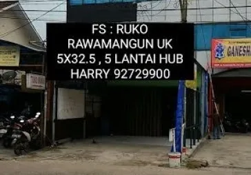 RUKO BAGUS RAWAMANGUN UK 5X32.5 m2 by HARRY