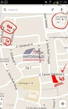 DIJUAL TANAH DI LOKASI BAGUS DI JALAN SETIABUDI 2