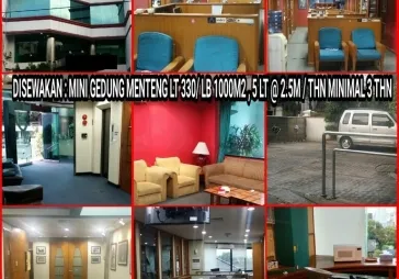 MINI GEDUNG MENTENG 5 LANTAI , LIFT , BASEMENT