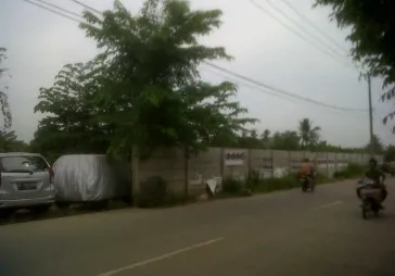 Tanah siap pakai 2.35 ha di pasar kemis, pinggir jln raya