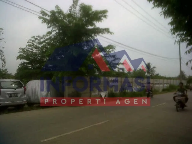 Tanah siap pakai 2.35 ha di pasar kemis, pinggir jln raya