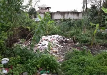 Tanah ngantong di tepi jl ceger raya dkt bintaro luas 1765m