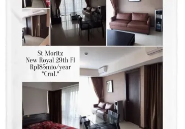 Apartemen St Moritz For Rent