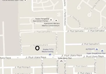 Jalan lebar. Lokasi strategis