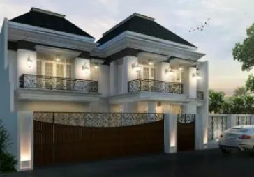 Rumah American Classic , 2 lantai , s.pool , mewah