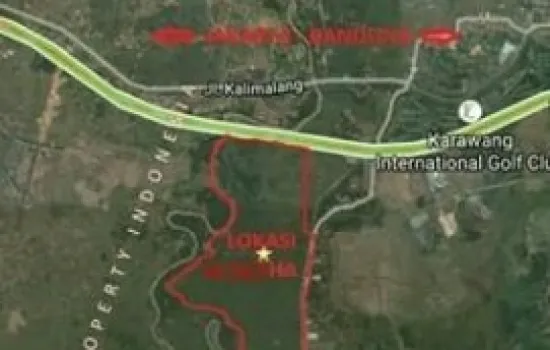 TANAH 430 ha Berdampingan dengan Deltamas