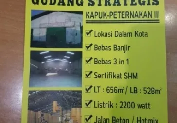 Gudang 656m2 di KAPUK Jakarta utara