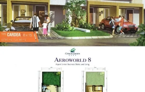 Rumah brand new AERO Mansion CITRA 8 Jakarta barat