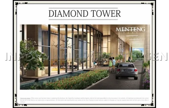 Apartemen Menteng Park 1BR , Tower Diamond