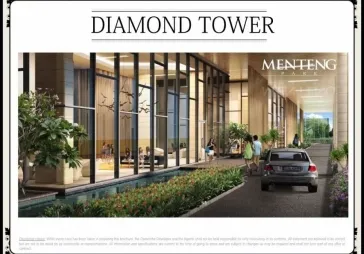Apartemen Menteng Park 1BR , Tower Diamond