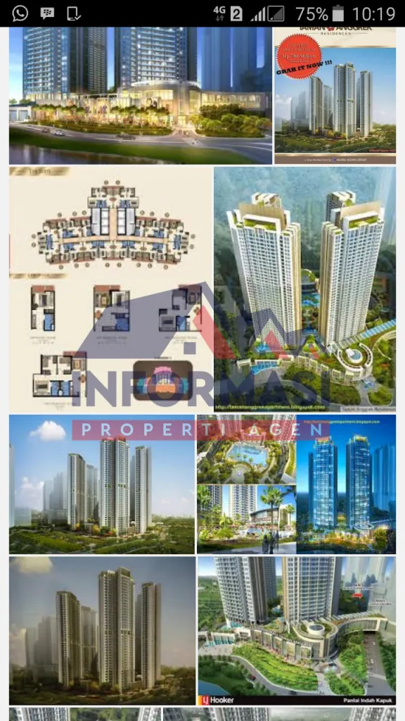 apartemen langsung connecting ke mall