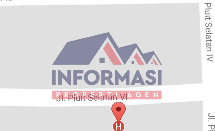 tanah pluit selatan 200m2 hadap selatan