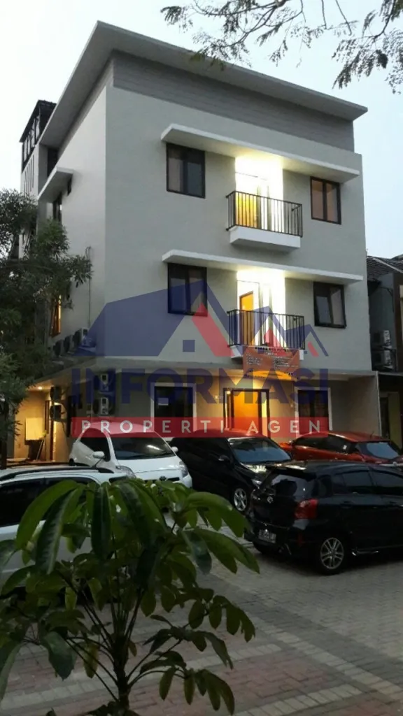 rumah kos BSD bangunan baru 3,5 lantai, fully furnished