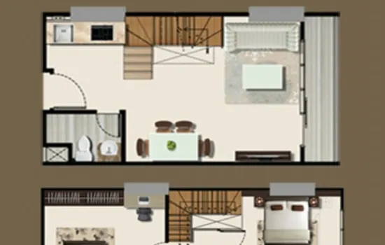 Maqna Residence 2 BR loft