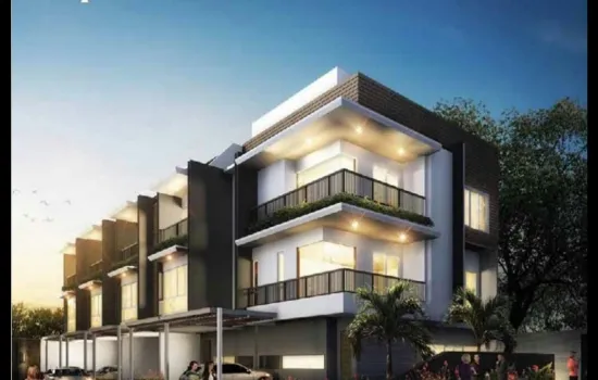 Rumah townhouse LOTUS RESIDENCE Radio Dalam jaksel