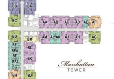 Apartemen Metropark Tower Manhattan tipe Studio