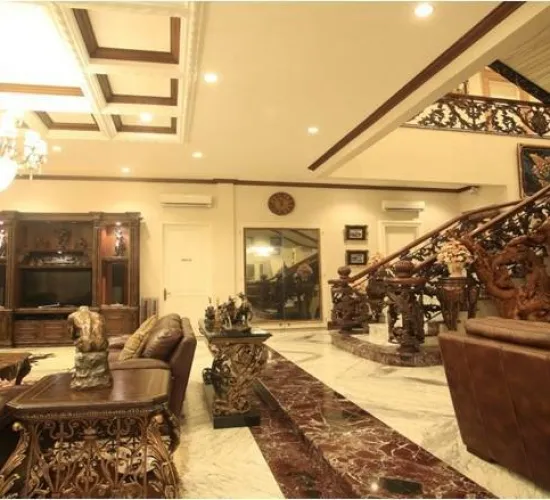 bangka kemang lt 1500m2 , mewah , kolam ikan dll