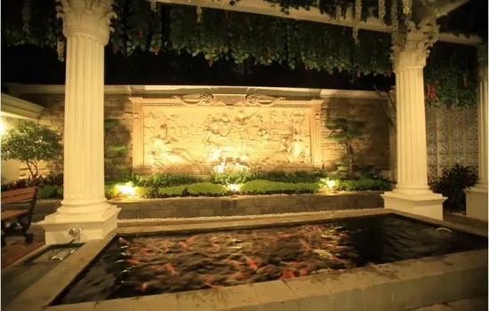 bangka kemang lt 1500m2 , mewah , kolam ikan dll