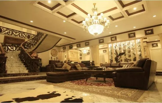 bangka kemang lt 1500m2 , mewah , kolam ikan dll