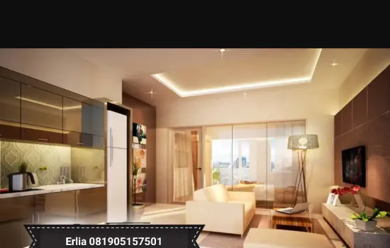 Apartmen baru type studio 28M. Siap huni