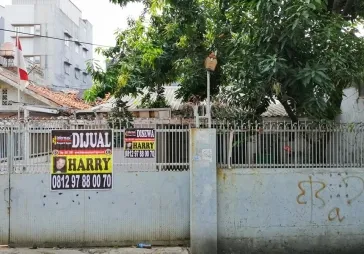 tua hitung tanah jl KEBUN JERUK 5 KOTA  lt 220m2
