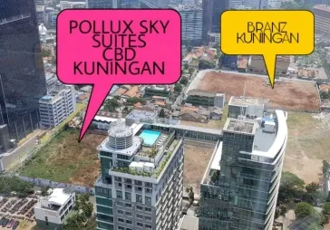 Apartemen POLLUX SKY SUITES,Mega Kuningan,jakarta selatan
