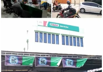 Ruko  dan bangunan gudang menyatu