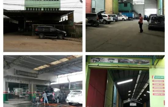 Ruko  dan bangunan gudang menyatu