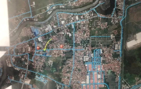 Tanah 2600 m jalan encle kedaung baru cengkareng