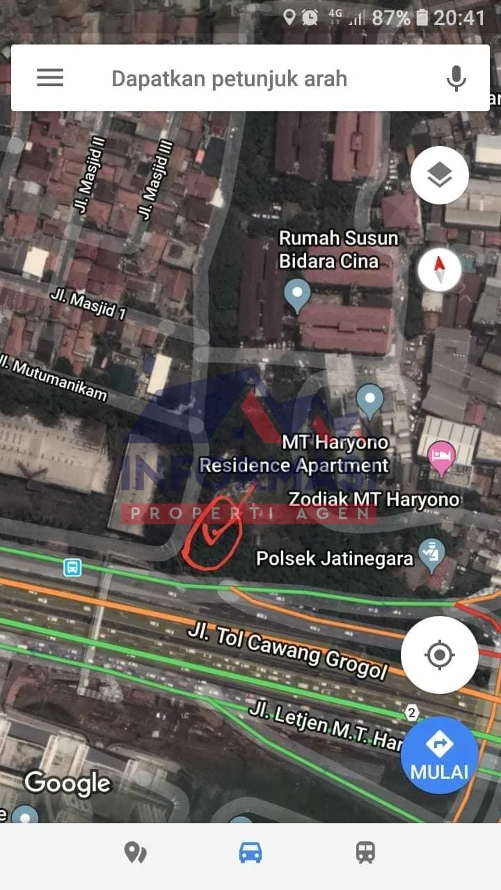 Tanah luas lokasi strategis, cocok utk gedung kantor