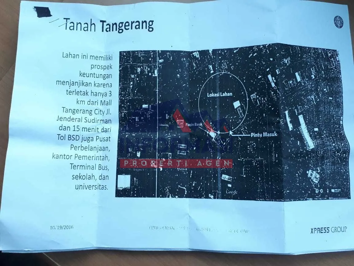 Kavling jalan raya TANGERANG