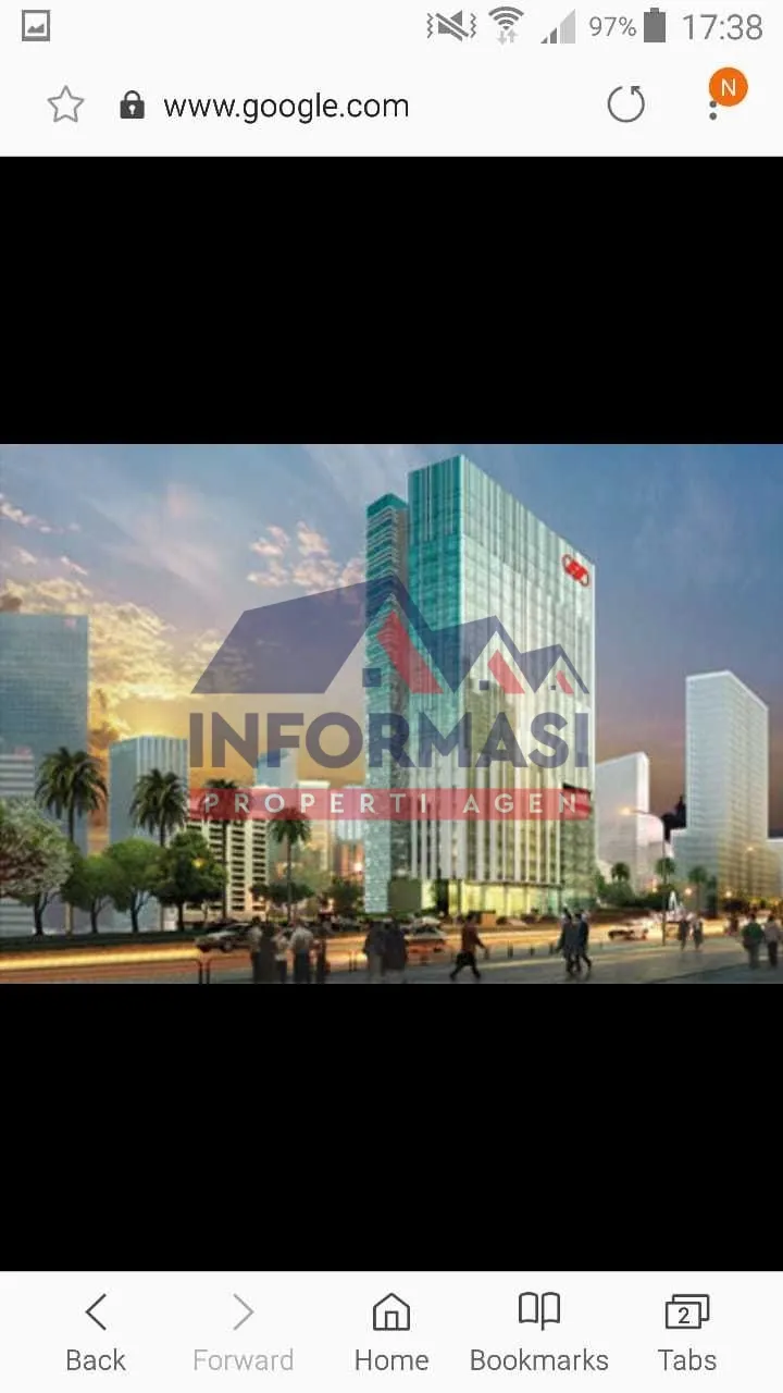 Ruang kantor kondisi gress luas 360m