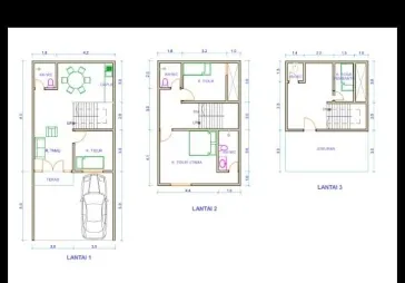 Rumah baru minimalis  3 lt 3kt 1 2km  1 siap huni