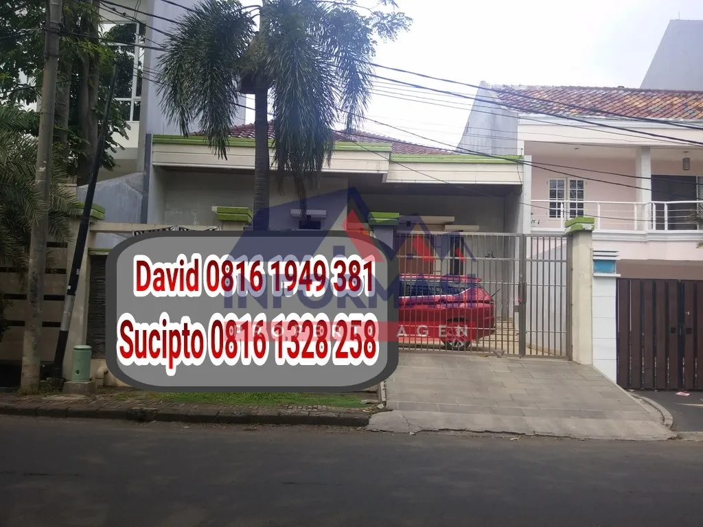 Rumah Tmn Surya 1 Lt 2+1 KT 2 KM Jalan besar