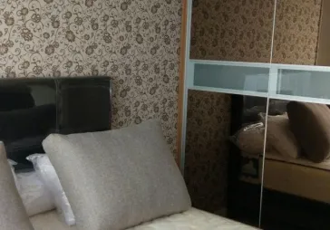 Apartemen 1 kamar tidur dan 1 kamar mandi , siap huni