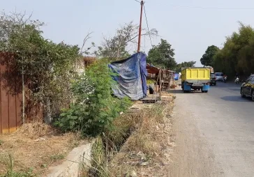 Tanah pinggir jalan,raya cikupa pasar kemis.2000m2.Cocok unt