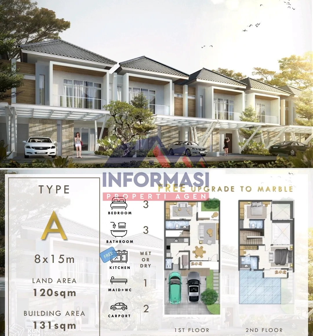 Rumah baru Riviera Metland Tangerang