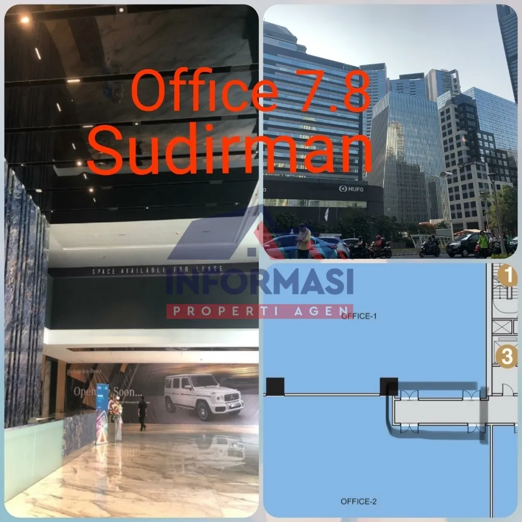 Office space at Office 7.8 Sudirman,jakarta selatan