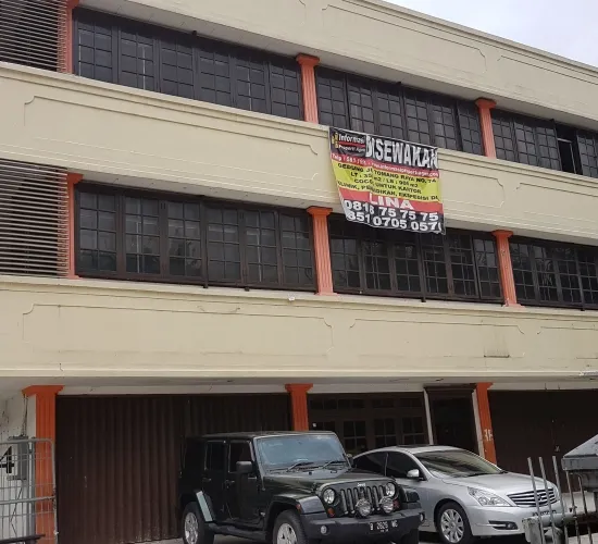 Gedung Tomang Raya, luas tanah 1125 m2, hitung tanah saja