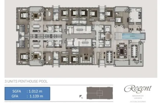 PENTHOUSE Apartment Regent Residences at Mangkuluhur City