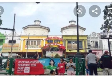 Kompleks Pasar Modern BSD 2 lantai
